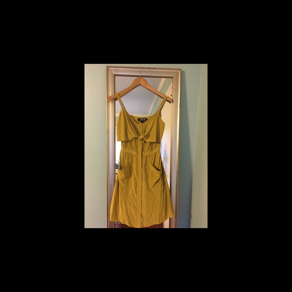 Vena Cava Dress (Mustard Color)
